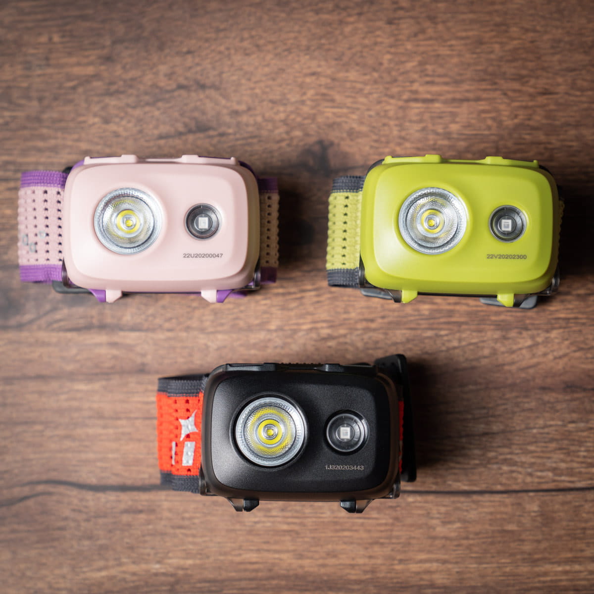 Bộ ba đèn pin đội đầu siêu nhẹ