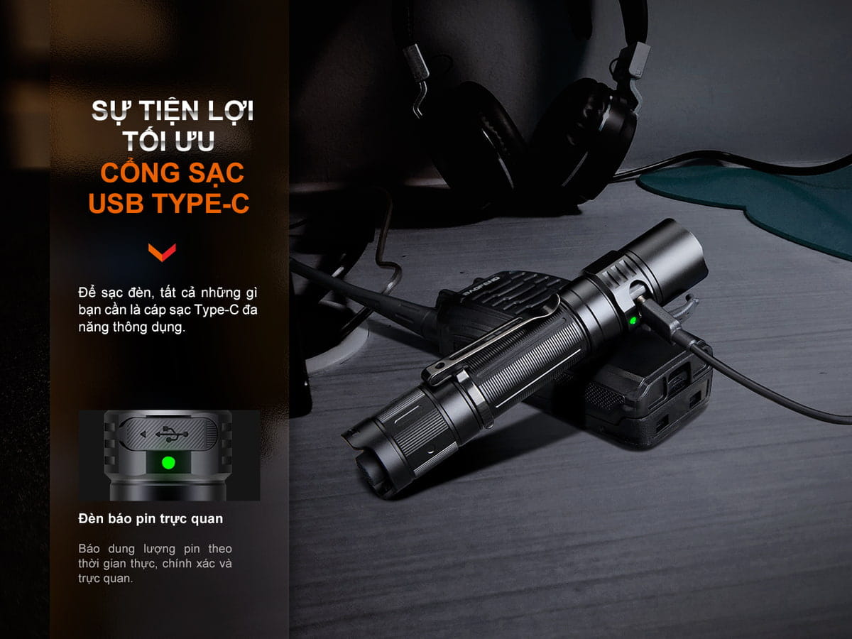 Cả hai chiếc đèn Fenix PD35R và Fenix PD36R Pro Cả hai chiếc đèn Fenix PD35R và Fenix PD36R Pro